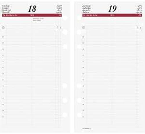 rido/idé Tageskalendarium Timing 2 2024 1 Seite = 1 Tag Blattgröße 9,3 x 17,2 cm weiß von rido/idé