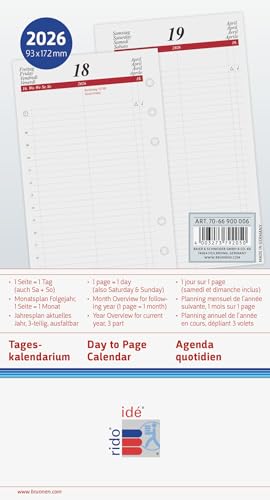 rido/idé Tageskalendarium Timing 2 2026 | 93×172 mm rido/idé Tageskalendarium Timing 2 2026 | 93×172 mm von rido/idé
