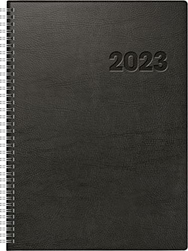 rido/idé Tageskalender Modell Conform 2023 Blattgröße 21 x 29,1 cm schwarz von rido/idé