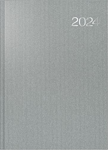 rido/idé Tageskalender Modell Conform 2024 1 Seite = 1 Tag A4 silberfarben von rido/idé