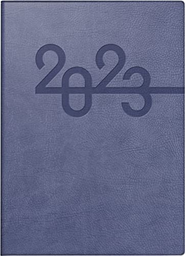 rido/idé Tageskalender Modell Technik III 2023 Blattgröße 10 x 14 cm blau von rido/idé