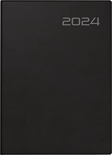 rido/idé Tageskalender Modell Technik III 2024 1 Seite = 1 Tag Blattgröße 10 x 14 cm schwarz von rido/idé