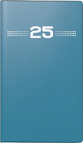 rido/idé Taschenkalender Modell Miniplaner d 15 (2025), 2 Seiten = 1 Monat, A6, Kunststoff-Einband, petrol von rido/idé
