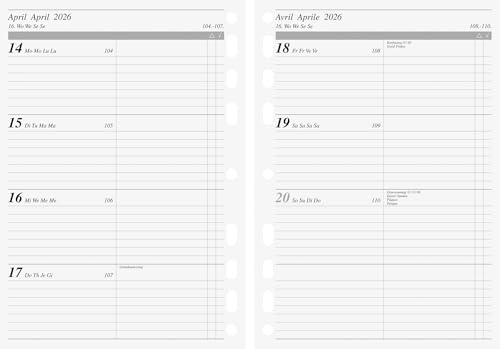 rido/idé Wochenkalendarium Timeplaner Work 2026 | A5, schwarz rido/idé Wochenkalendarium Timeplaner Work 2026 | A5, schwarz von rido/idé