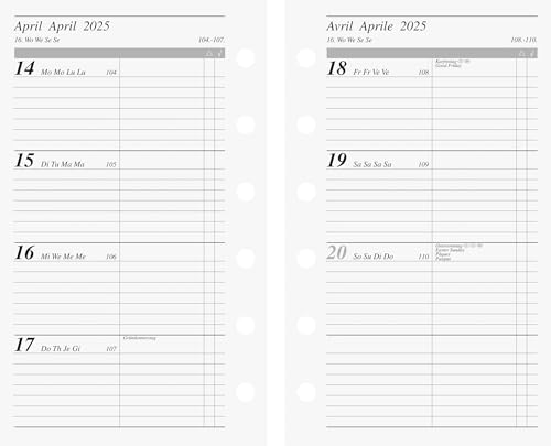 rido/idé Wochenkalendarium Timeplaner fun (2025), 2 Seiten = 1 Woche, A7, 112 Seiten von rido/idé