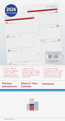 rido/idé Wochenkalendarium Timing 2 2026 | 93×172 mm rido/idé Wochenkalendarium Timing 2 2026 | 93×172 mm von rido/idé
