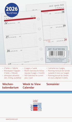 rido/idé Wochenkalendarium Timing 3 2026 | A7 rido/idé Wochenkalendarium Timing 3 2026 | A7 von rido/idé