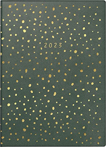 rido/idé Wochenkalender „Confetti“ Modell Technik S 2023 Blattgröße 10 x 14 cm dunkelgrün von rido/idé