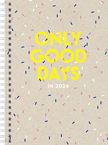 rido/idé Wochenkalender „Good Days“ 2024 2 Seiten = 1 Woche A5 natur von rido/idé