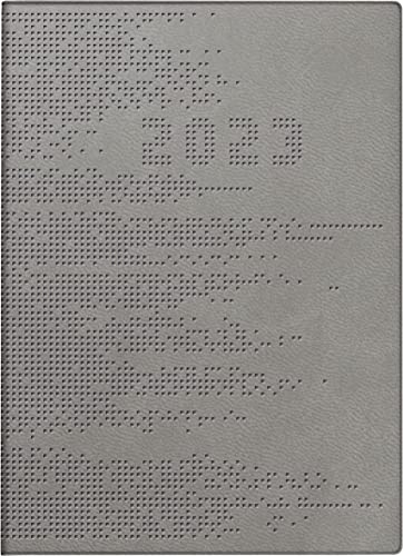 rido/idé Wochenkalender „Pixel“ Modell Technik S 2023 Blattgröße 10 x 14 cm grau von rido/idé