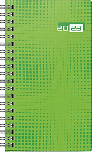 rido/idé Wochenkalender Modell Taschenplaner int. 2023 Blattgröße 8,7 x 15,3 cm grün von rido/idé