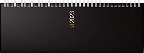 rido/idé Wochenkalender Modell ac-Wochenquerterminer 2023 Blattgröße 30,7 x 10,5 cm schwarz von rido/idé