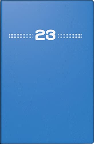 rido/idé Wochenkalender Modell partner/Industrie I 2023 Blattgröße 7,2 x 11,2 cm blau von rido/idé