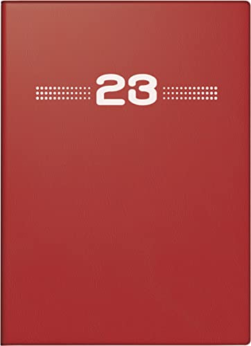rido/idé Wochenkalender Modell perfect/Technik I 2023 Blattgröße 10 x 14 cm rot von rido/idé