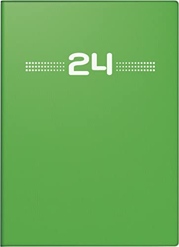 rido/idé Wochenkalender Modell perfect/Technik I 2024 2 Seiten = 1 Woche Blattgröße 10 x 14 cm grün von rido/idé
