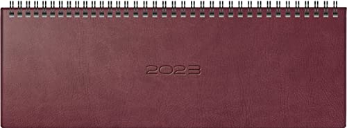 rido/idé Wochenkalender Modell septant 2023 Blattgröße 30,5 x 10,5 cm braun von rido/idé