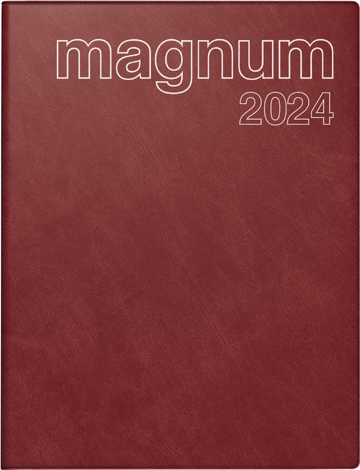 rido idé Buchkalender , magnum Catana, , 2024, weinrot von rido idé