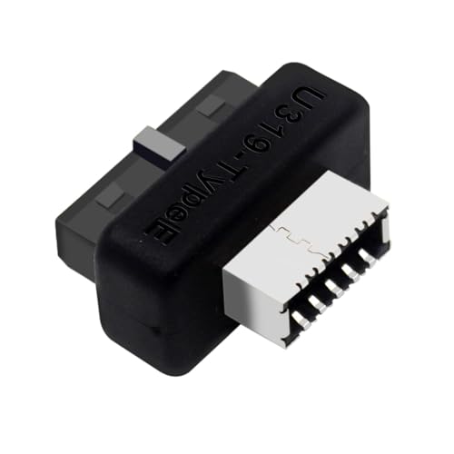 rieder USB-Frontplattenadapter USB3.0 19PIN/20Pin auf Typ-E-Buchse, Interner Vertikaler Anschluss für Computer-Motherboard von rieder