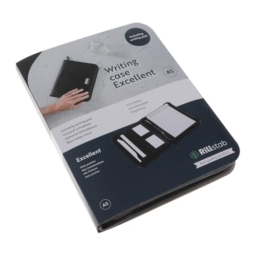 Rillstab RI98994 Schreibmappe Excellent de luxe A5 lederlook Schwarz Rillstab RI98994 Schreibmappe Excellent de luxe A5 lederlook Schwarz von Rillstab