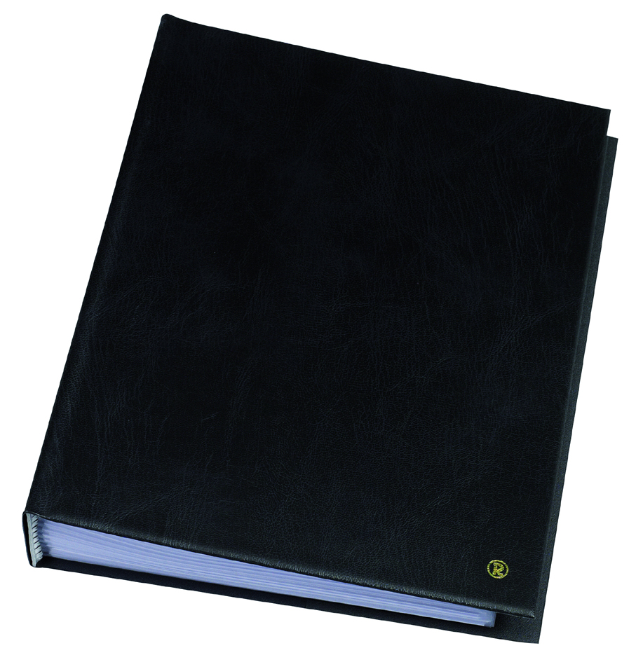 rillstab Sichtbuch , Original, , DIN A4, 10 Hüllen, schwarz von rillstab