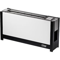 ritter volcano 5 Langschlitz-Toaster mit Glasfronten weiß von ritter