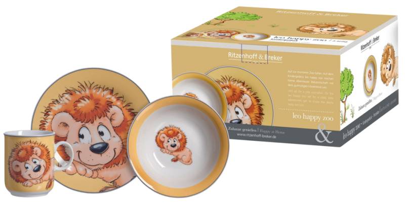 Ritzenhoff & Breker Geschirr-Set HAPPY ZOO LEO von ritzenhoff & breker