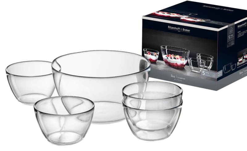 Ritzenhoff & Breker Schalen-Set LISA, 5-teilig von ritzenhoff & breker