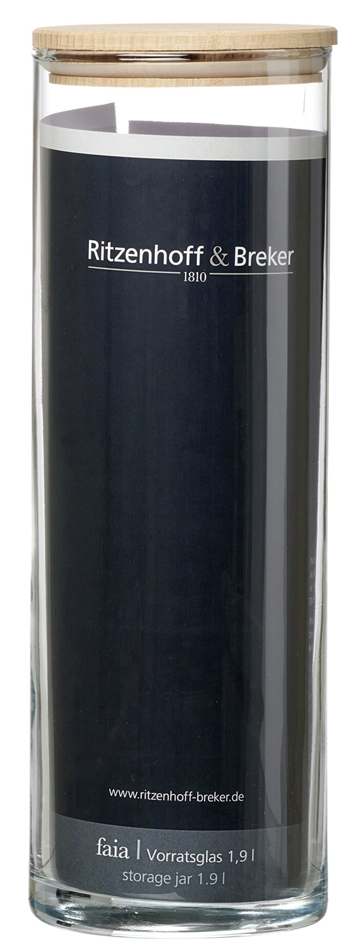 Ritzenhoff & Breker Vorratsglas FAIA, rund, 1,9 Liter von ritzenhoff & breker