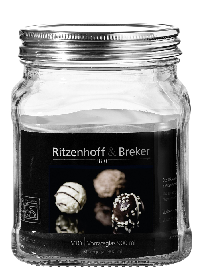 Ritzenhoff & Breker Vorratsglas VIO, eckig, 0,9 Liter von ritzenhoff & breker