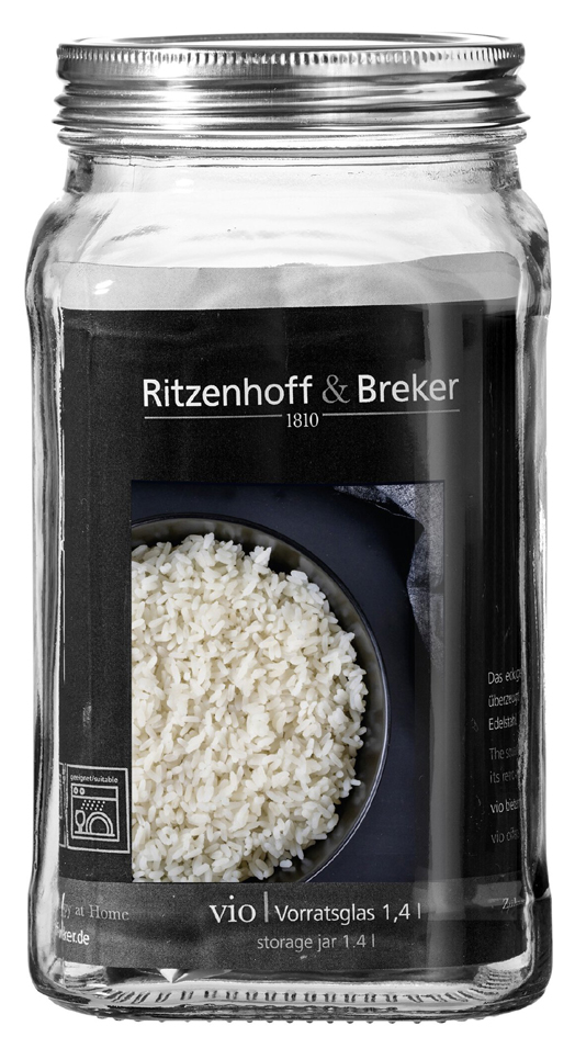 Ritzenhoff & Breker Vorratsglas VIO, eckig, 1,4 Liter von ritzenhoff & breker