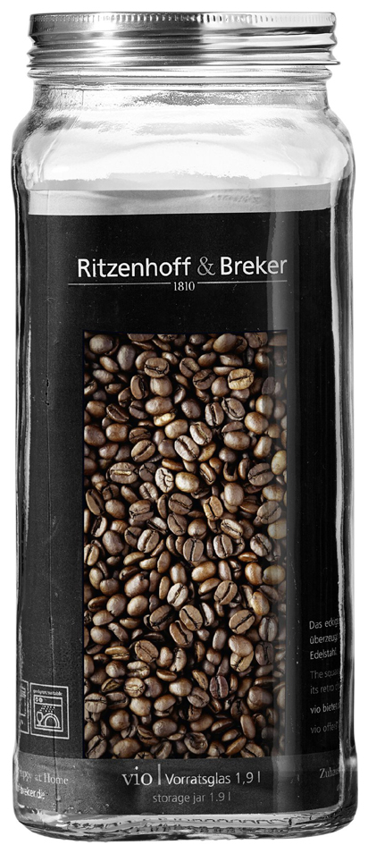 Ritzenhoff & Breker Vorratsglas VIO, eckig, 1,9 Liter von ritzenhoff & breker