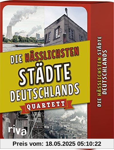 Die hässlichsten Städte Deutschlands - Quartett von riva Verlag