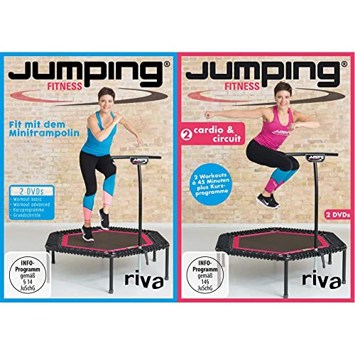 Jumping Fitness 1 - basic & advanced [2 DVDs] & Jumping Fitness - Fit mit dem Minitrampolin (Deutsch) von riva Verlag