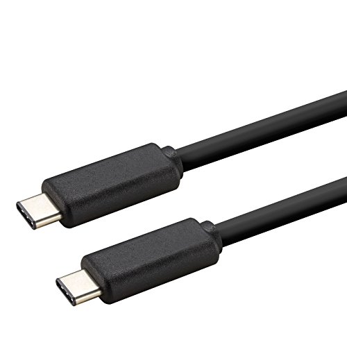 rocabo 2m USB-C 3.1 Kabel – Stecker Typ C auf Typ C – Premium Datenkabel/Ladekabel – 10Gb/s geeignet – Power Delivery – für USB-Festplatten und Grafikkarten - Schwarz rocabo 2m USB-C 3.1 Kabel – Stecker Typ C auf Typ C – Premium Datenkabel/Ladekabel – 10Gb/s geeignet – Power Delivery – für USB-Festplatten und Grafikkarten - Schwarz von rocabo