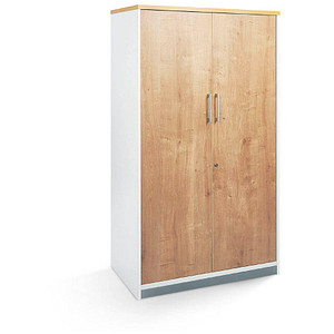 rocada Aktenschrank, 1058AW08 weiß, eiche 3 Fachböden 90,0 x 45,0 x 156,0 cm von rocada