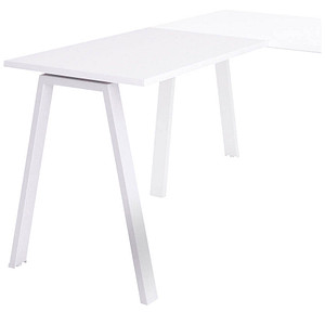 rocada Anbautisch BLANCA weiß/eiche rechteckig 100,0 x 60,0 x 72,0 cm von rocada