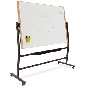 rocada mobiles Whiteboard Natural 150,0 x 100,0 cm weiß lackierter Stahl von rocada