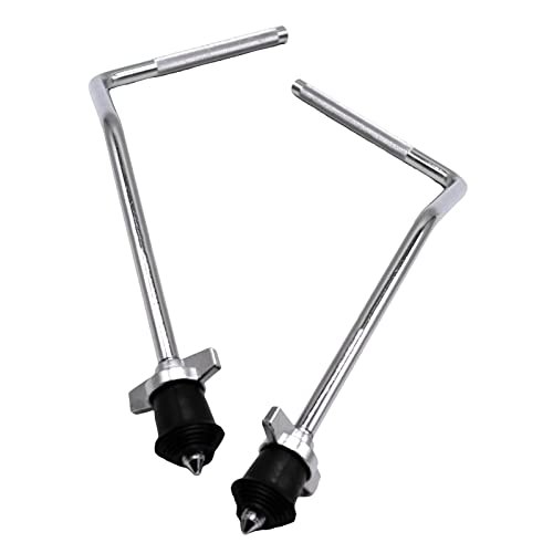 rockible 2 Stück Floor Tom Legs, Tom Drum Set, Heavy Duty Drum Feet, Drum Zubehör Tom Feetdrum Set für Percussion Instrument Ersatzteile rockible 2 Stück Floor Tom Legs, Tom Drum Set, Heavy Duty Drum Feet, Drum Zubehör Tom Feetdrum Set für Percussion Instrument Ersatzteile von rockible