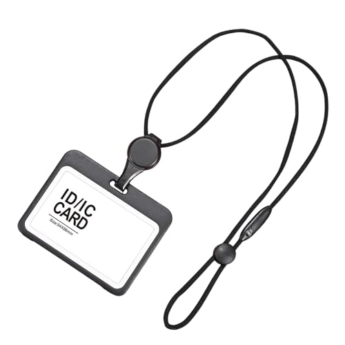 rockible Holder Nurse Card Inhaber, Dehnbare Lanyard ID Karte für Amt, Schwarz Horizontal rockible Holder Nurse Card Inhaber, Dehnbare Lanyard ID Karte für Amt, Schwarz Horizontal von rockible
