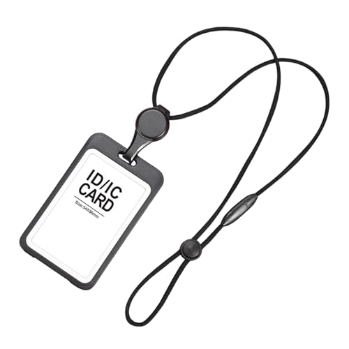 rockible Holder Nurse Card Inhaber, Dehnbare Lanyard ID Karte für Amt, Schwarz rockible Holder Nurse Card Inhaber, Dehnbare Lanyard ID Karte für Amt, Schwarz von rockible