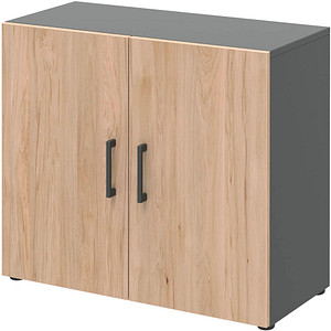 röhr Aktenschrank direct.office, 859H221000 hickory, anthrazit 1 Fachboden 80,0 x 33,5 x 72,0 cm von röhr