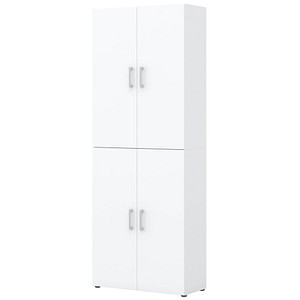 röhr Aktenschrank direct.office, 859W651000 weiß 5 Fachböden 80,0 x 33,5 x 212,5 cm von röhr