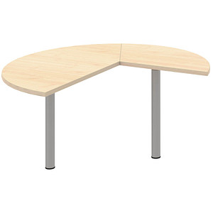 röhr Anbautisch höhenverstellbar Techno ahorn, silber freiform 130,0 x 128,0/65,0 x 68,0 - 82,0 cm röhr Anbautisch höhenverstellbar Techno ahorn, silber freiform 130,0 x 128,0/65,0 x 68,0 - 82,0 cm von röhr