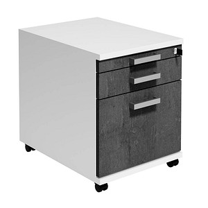 röhr Imperia Rollcontainer weiß, quarzit 3 Auszüge 43,1 x 57,7 x 53,7 cm röhr Imperia Rollcontainer weiß, quarzit 3 Auszüge 43,1 x 57,7 x 53,7 cm von röhr