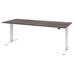 röhr Imperia elektrisch höhenverstellbarer Schreibtisch quarzit rechteckig, T-Fuß-Gestell weiß 180,0 x 80,0 cm röhr Imperia elektrisch höhenverstellbarer Schreibtisch quarzit rechteckig, T-Fuß-Gestell weiß 180,0 x 80,0 cm von röhr