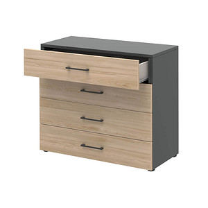 röhr Kommode direct.office, 859H241000 hickory 80,0 x 34,4 x 72,0 cm von röhr