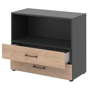 röhr Regalschrank direct.office, 859H281000 hickory 80,0 x 34,4 x 72,0 cm von röhr