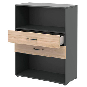 röhr Regalschrank direct.office, 859H381000 hickory 80,0 x 34,4 x 107,2 cm von röhr