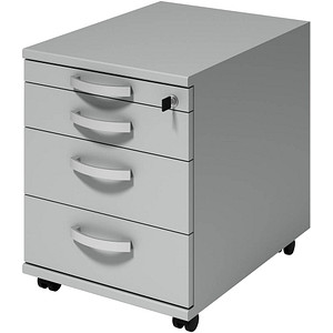 röhr Techno Rollcontainer hellgrau 4 Auszüge 43,0 x 60,0 x 54,4 cm röhr Techno Rollcontainer hellgrau 4 Auszüge 43,0 x 60,0 x 54,4 cm von röhr