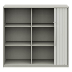 röhr Techno Rollladenschrank grau 4 Fachböden 120,0 x 43,0 x 111,7 cm von röhr